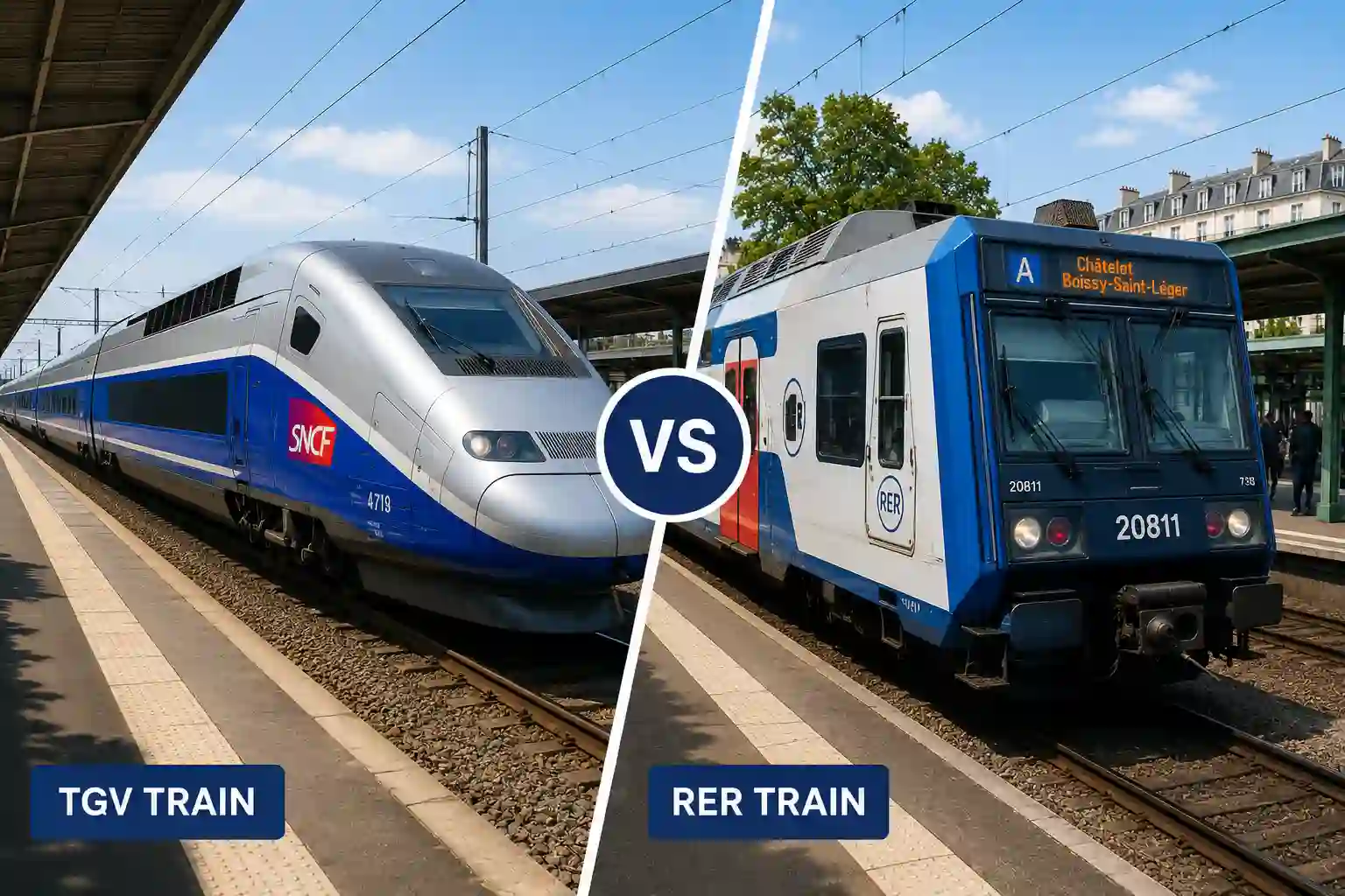 TGV vs RER