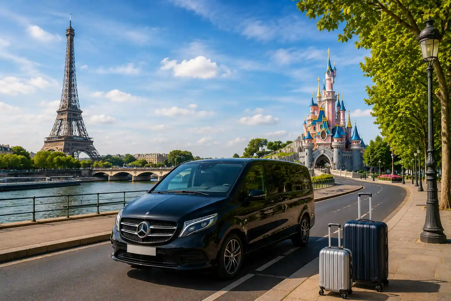 Paris City Centre to Disneyland Paris